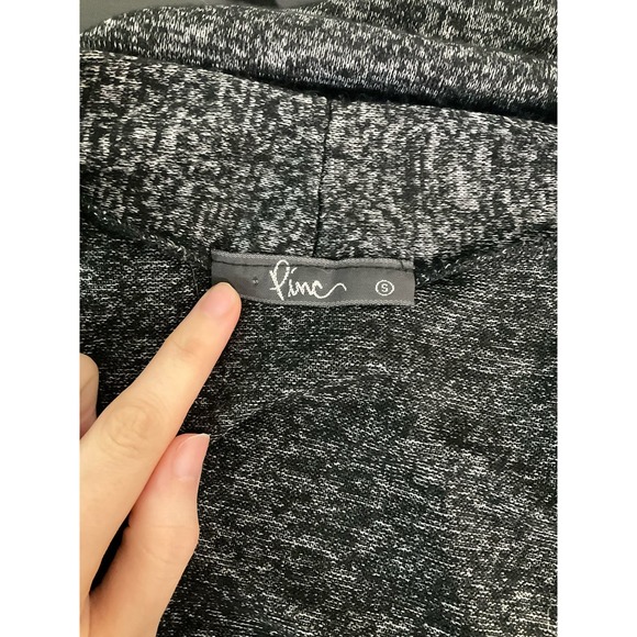 Pine Size Small Black Tri Blend Cardigan - Picture 3 of 5